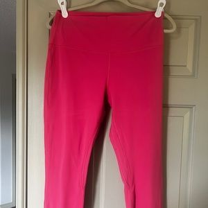 Lululemon Align 25” High Rise Legging Pant size 12 guava pink